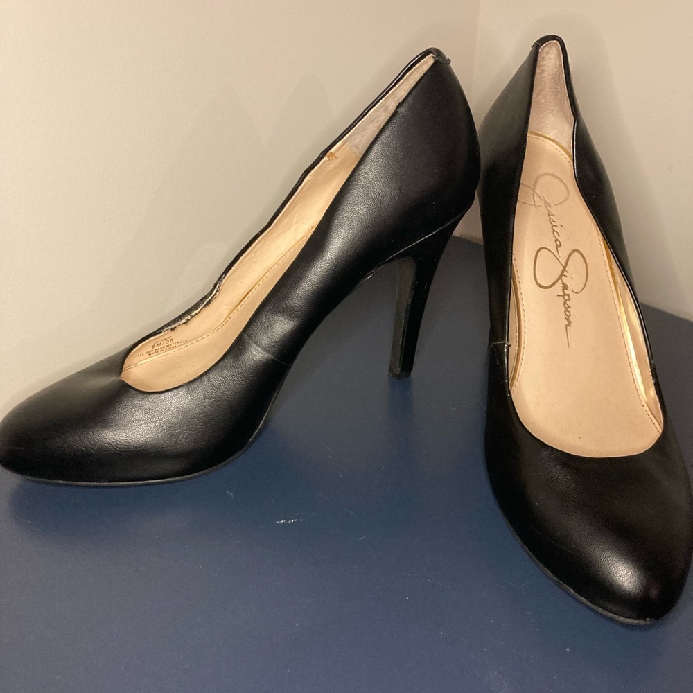 Jessica Simpson Black Heels